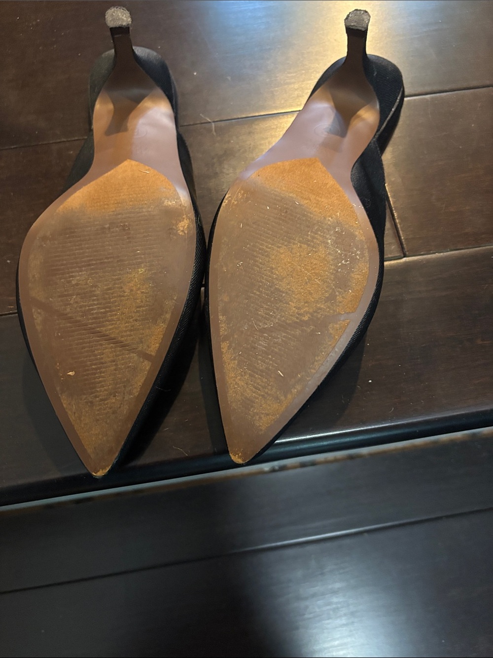Who What Wear Black Pointed Slingback Mile High Mules - Picture 2 of 2